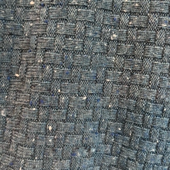 Croft & Barrow weave knit button sleeve blue sweater size 2X - Picture 4 of 7